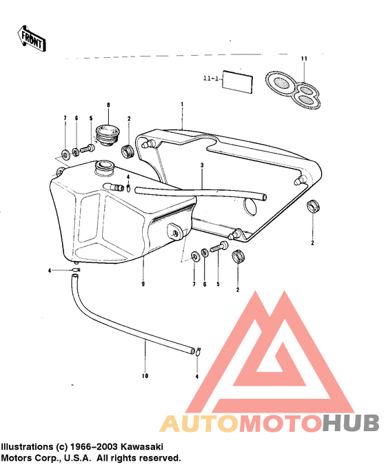 Side covers/oil tank