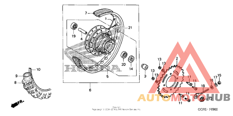 Переднее колесо