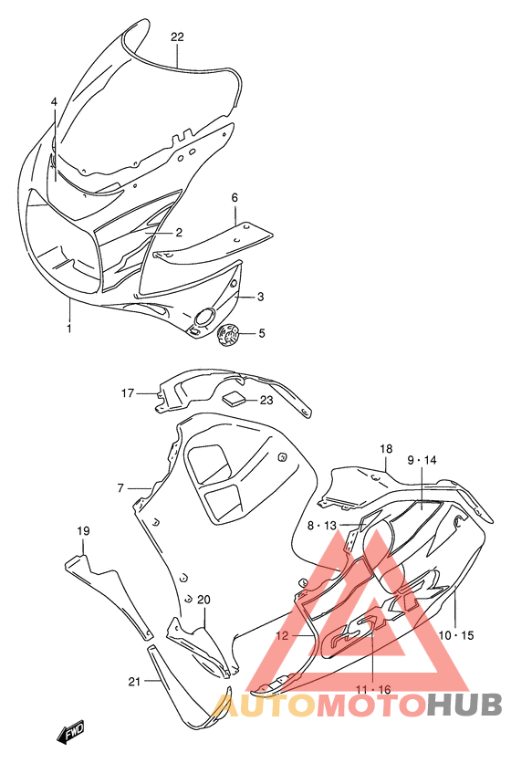 Cowling body