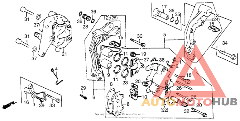 Передний суппорт
