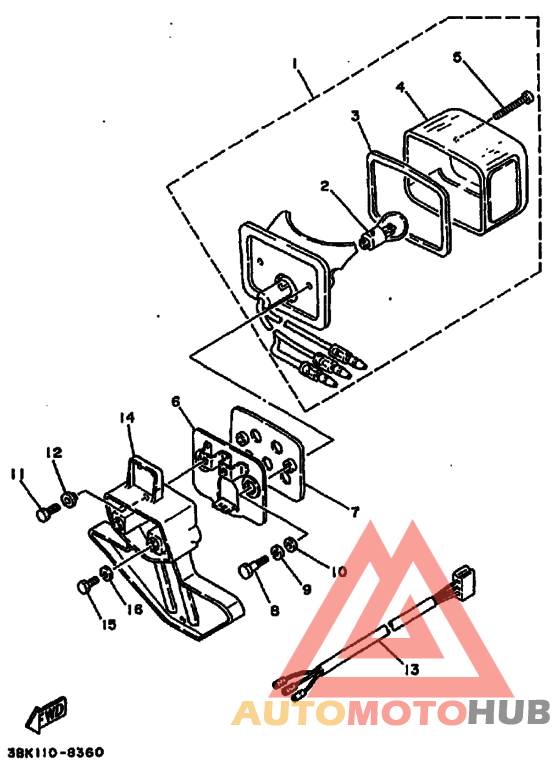 Taillight unit ass`y