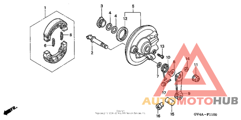 Передний тормоз