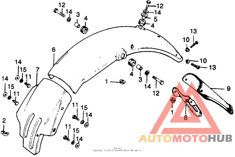 Задний бампер