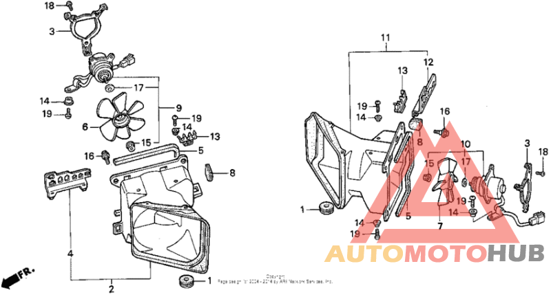 Вентилятор охлаждения