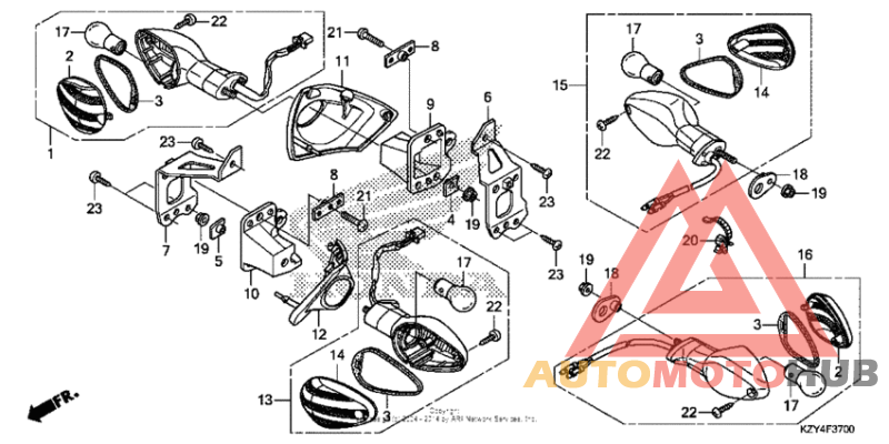 Задний фонарь