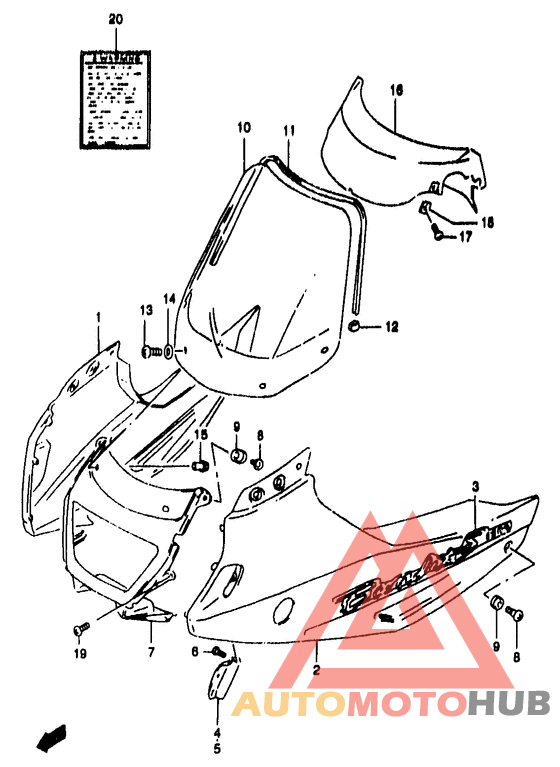 Cowling body