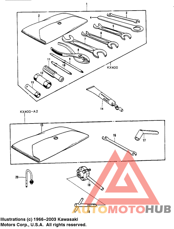 Owner tools/special service tools