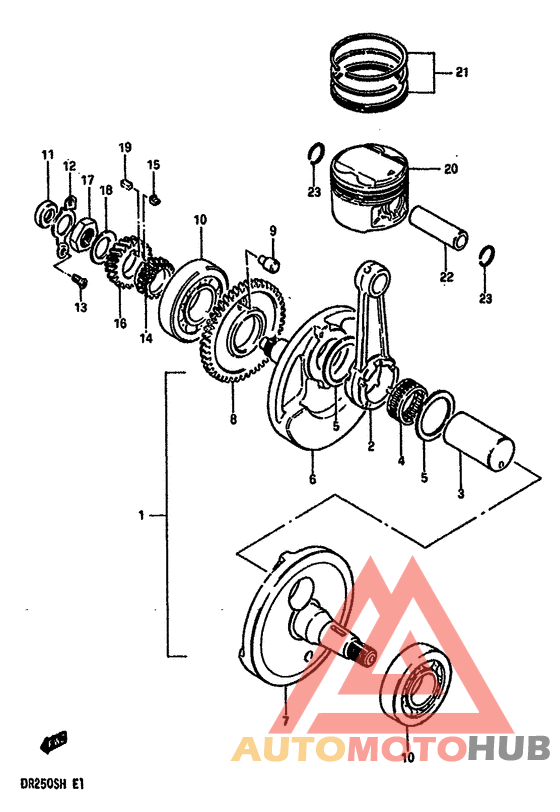 Вал коленчатый