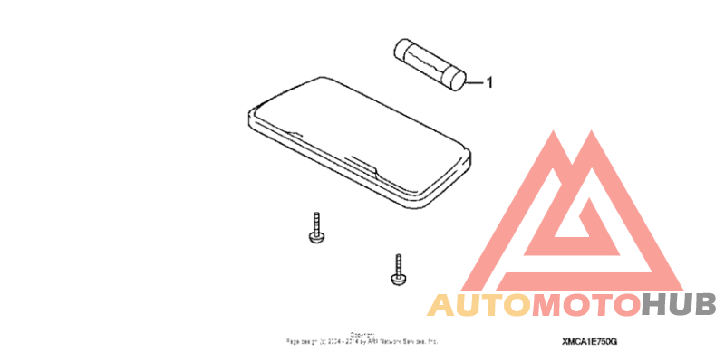 Trunk vanity mirror (w/light)