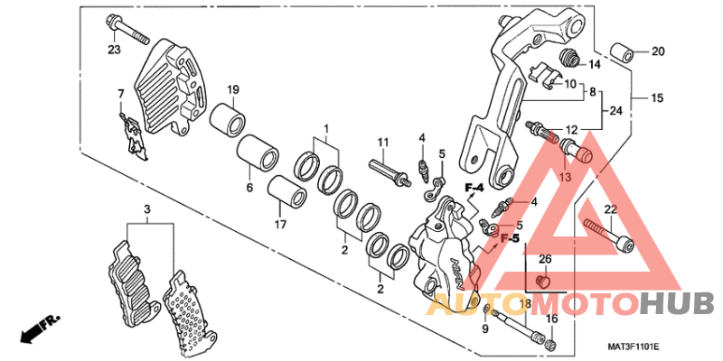 Передний суппорт