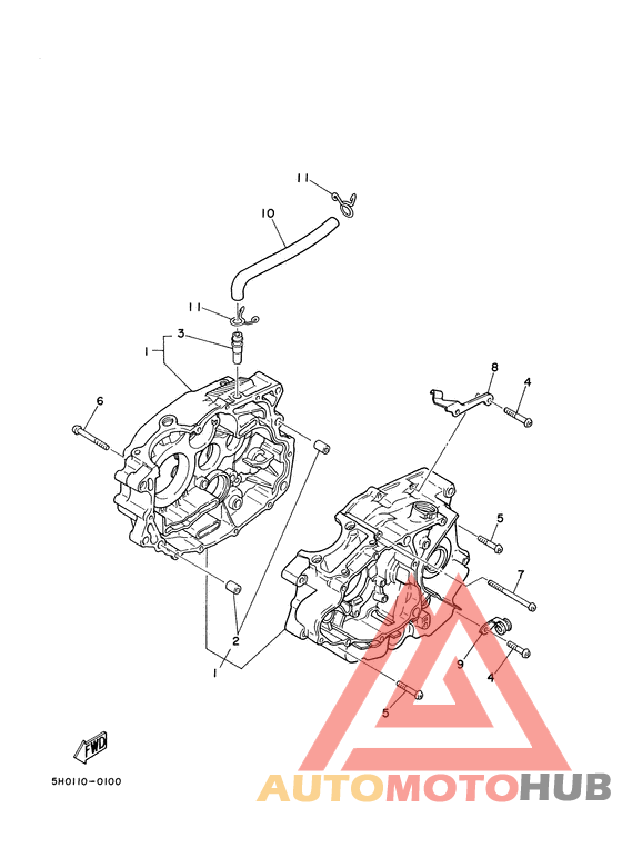 Картер двигателя