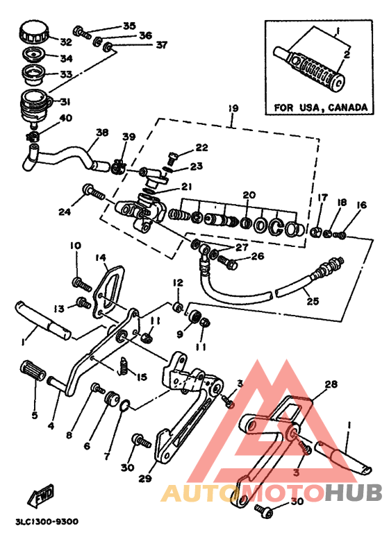 Support & repose pied