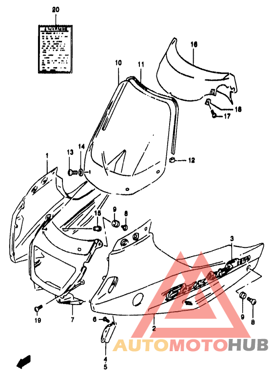 Cowling body