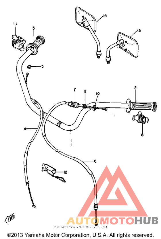 Handlebar-cable