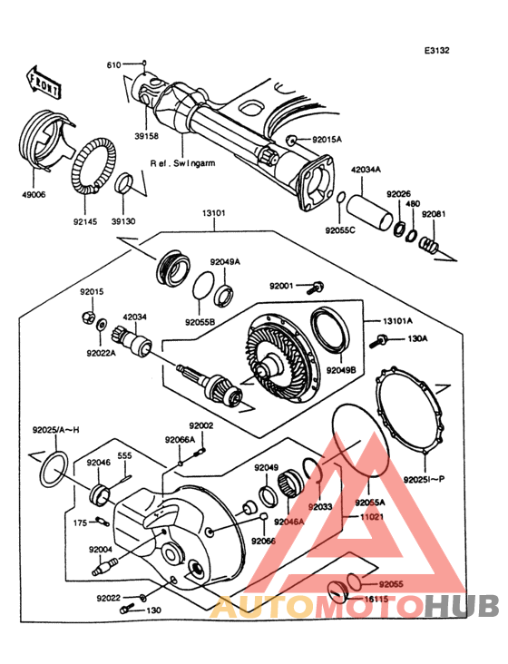 Drive shaft/final gear(1/2)