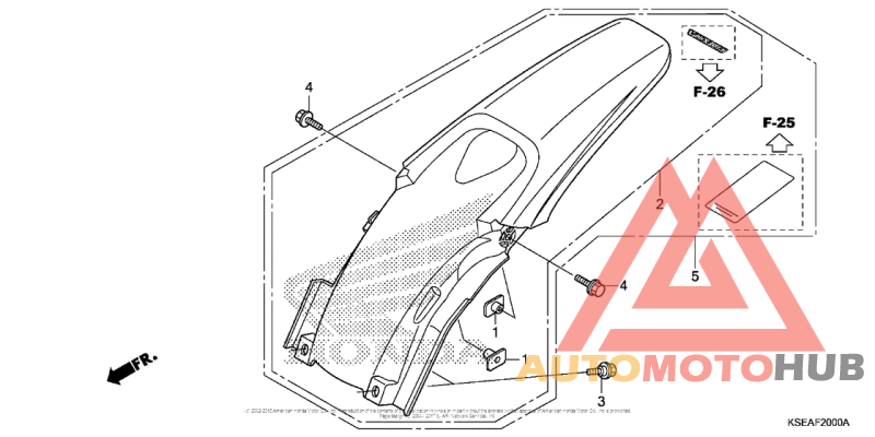 Задний бампер