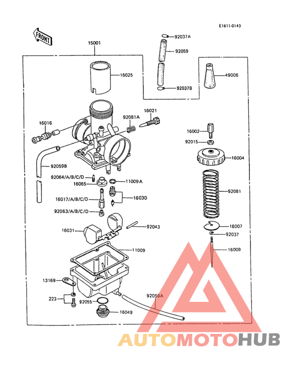 Carburetor(1/2)(kx60-b1/b2/b3)