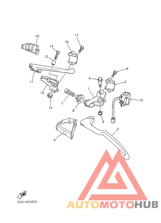 Handle switch. lever
