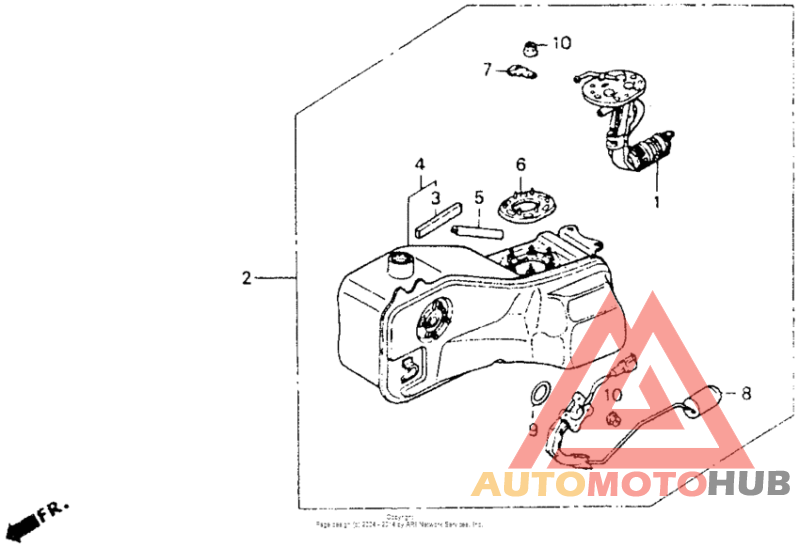 Fuel tank set 92