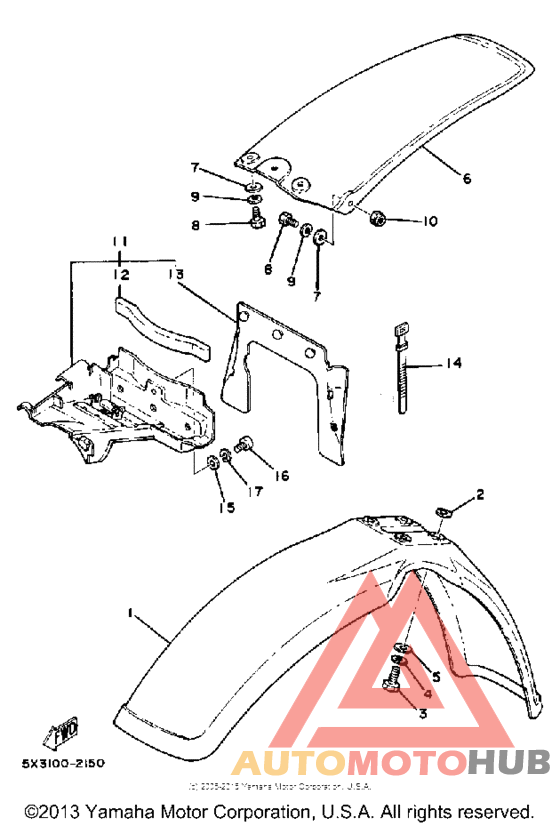 Front fender - rear fender