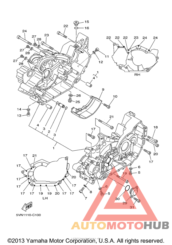 Картер двигателя