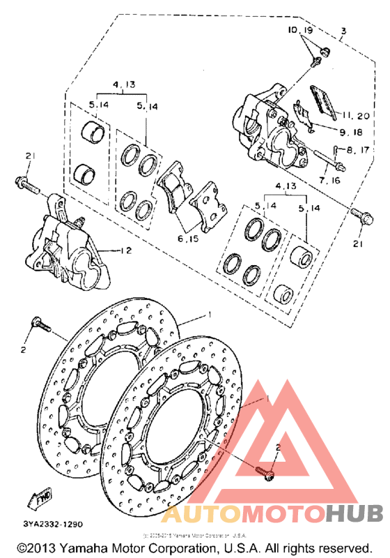 Передний суппорт