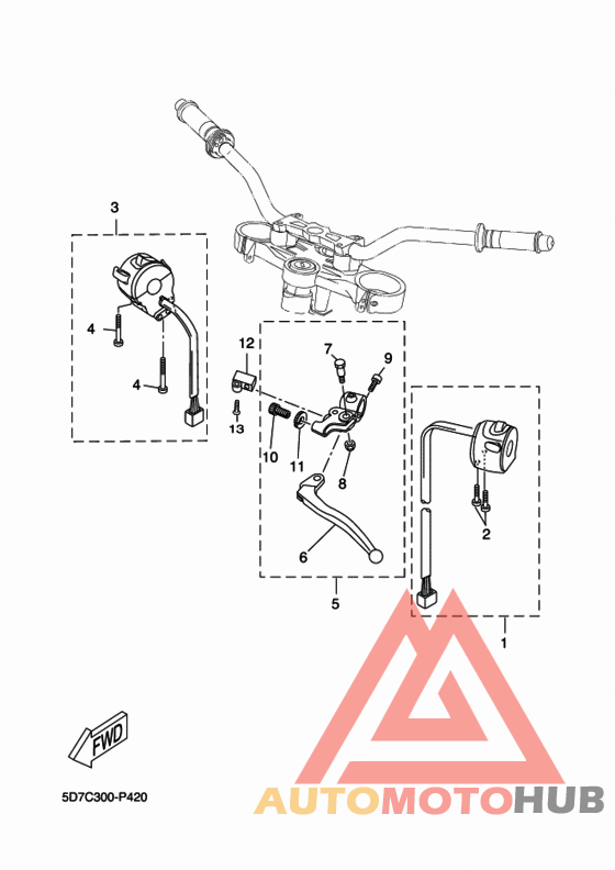 Handle switch & lever