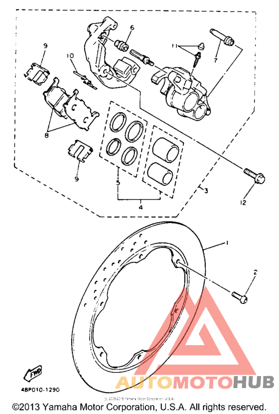Передний суппорт
