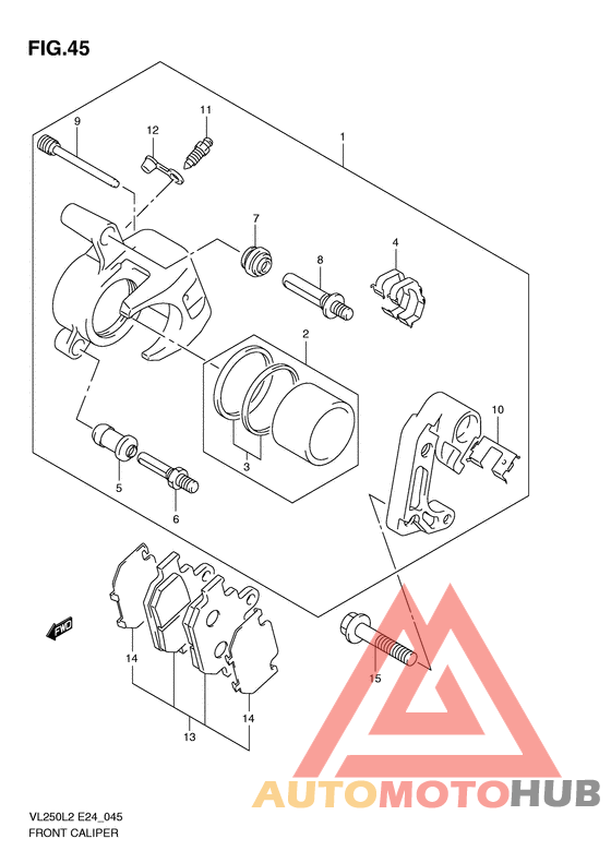 Передний суппорт