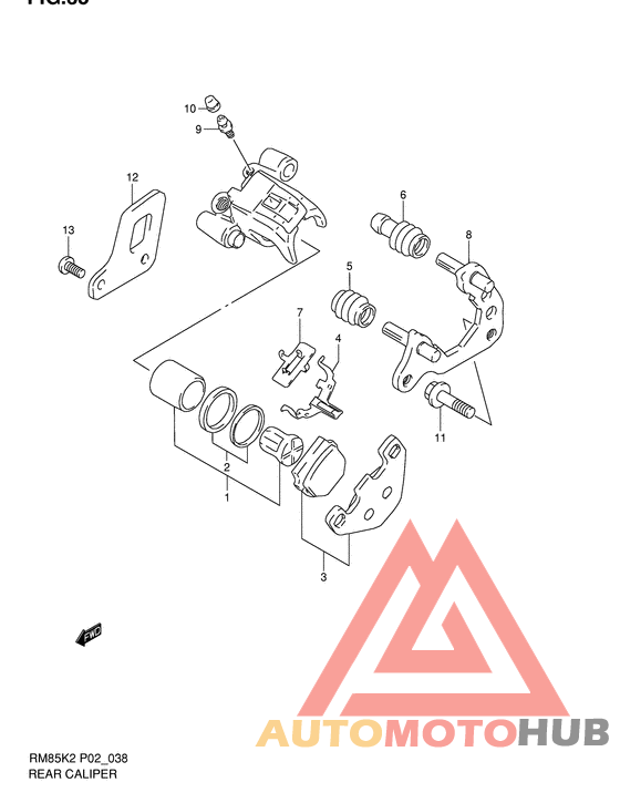 Задний суппорт