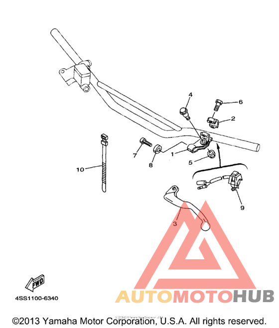 Handle switch - lever