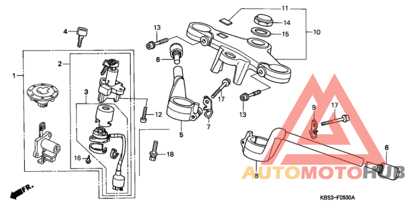 Handle pipe/top bridge