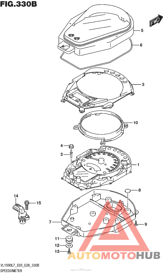 Speedometer (Vl1500Bl7 E28)