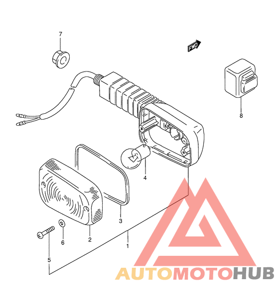 Rear turnsignal lamp