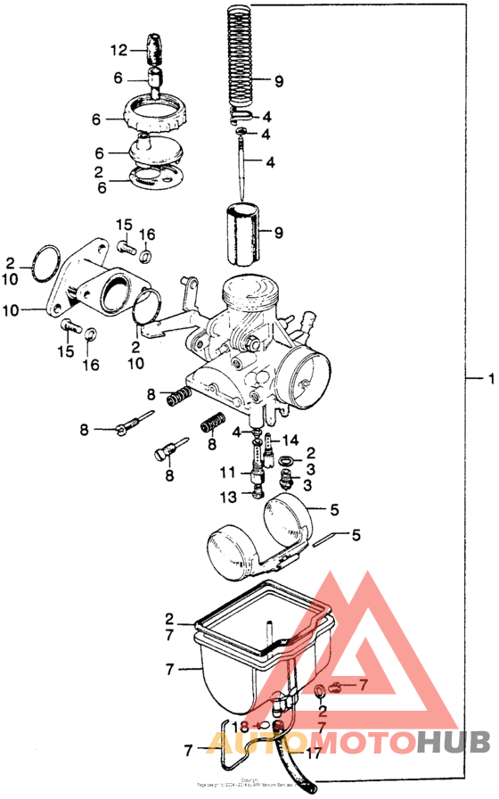 Left carburetor