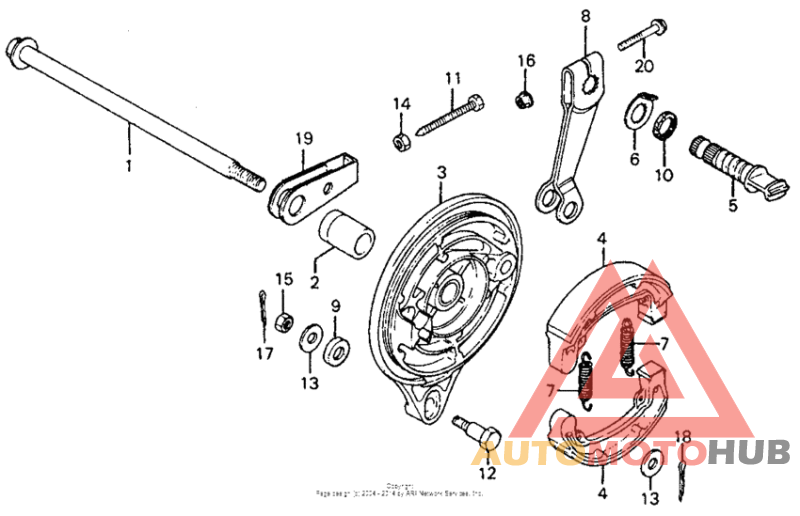 Задний тормоз