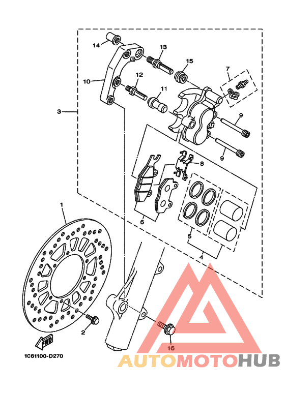 Передний суппорт