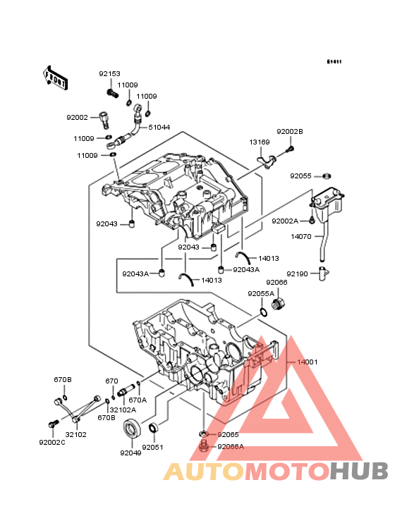 Картер двигателя