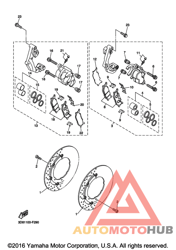 Передний суппорт