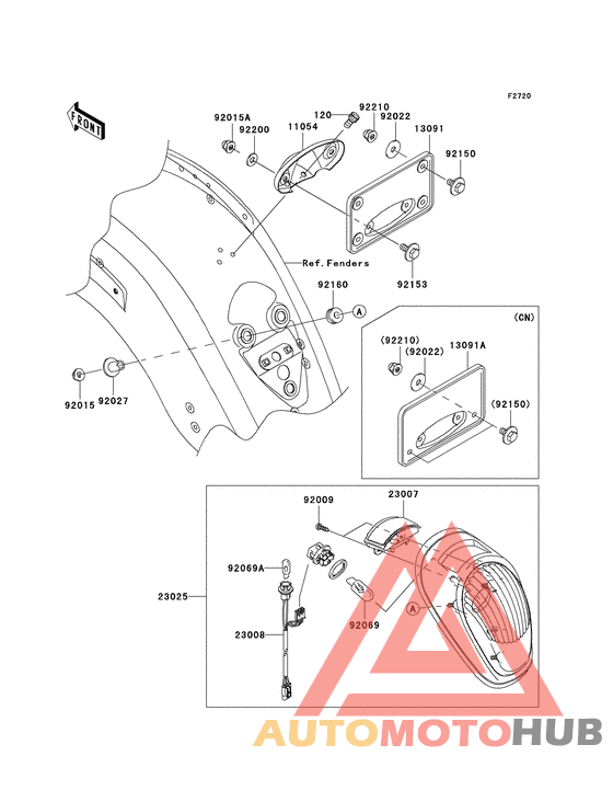 Taillight unit ass`y