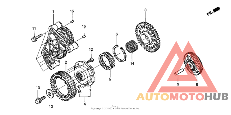 Муфта стартера