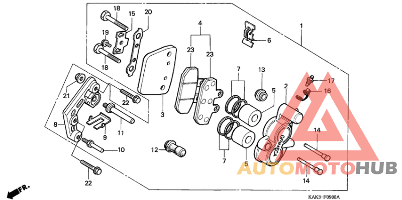 Передний суппорт