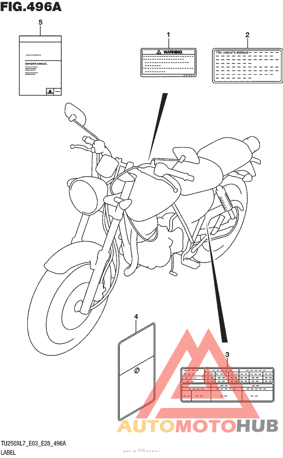 Label (Tu250Xl7 E03)
