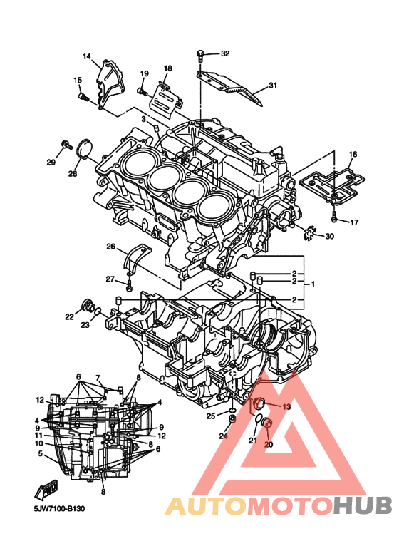 Картер двигателя