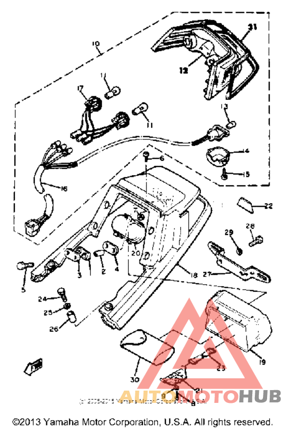 Taillight tail cover tool