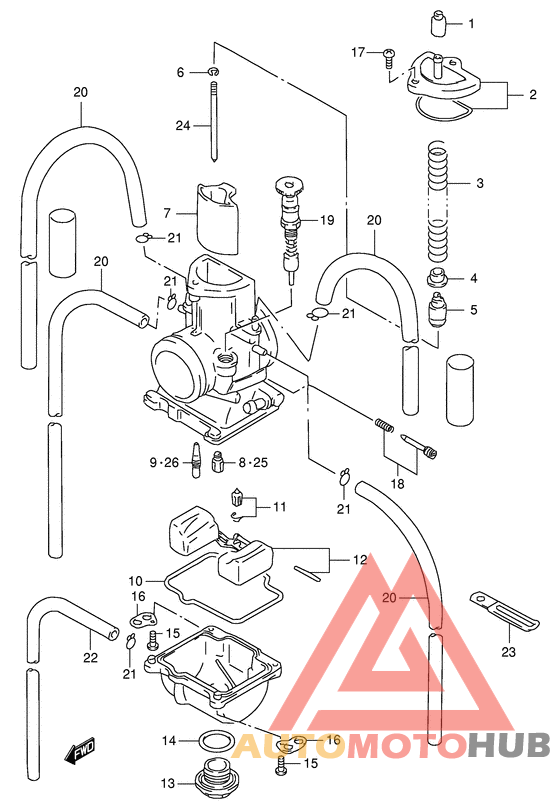 Carburetor assy