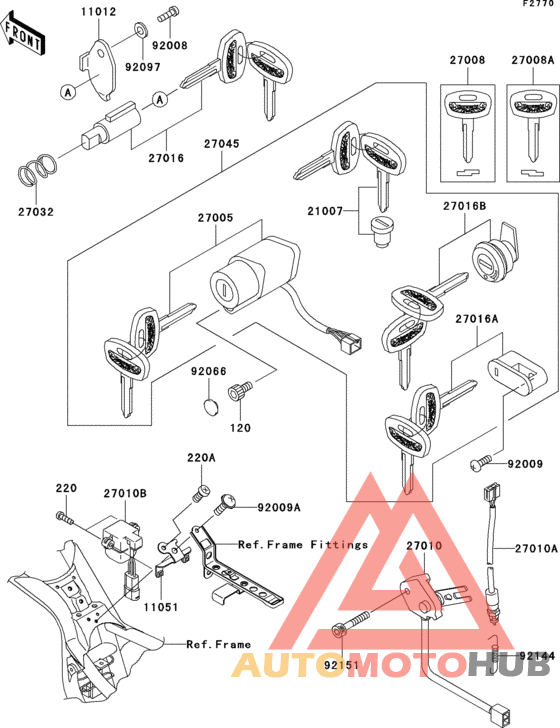Ignition switch(vn1500-n1h)