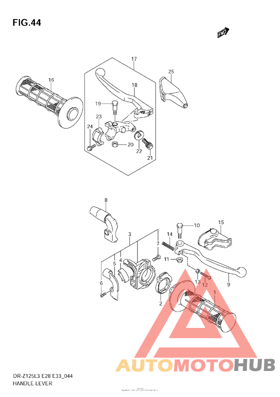 Handle Lever (Dr-Z125Ll3 E33)