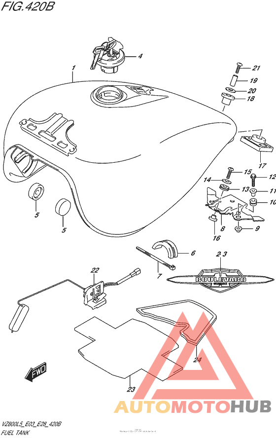 Fuel Tank (Vz800L5 E28)