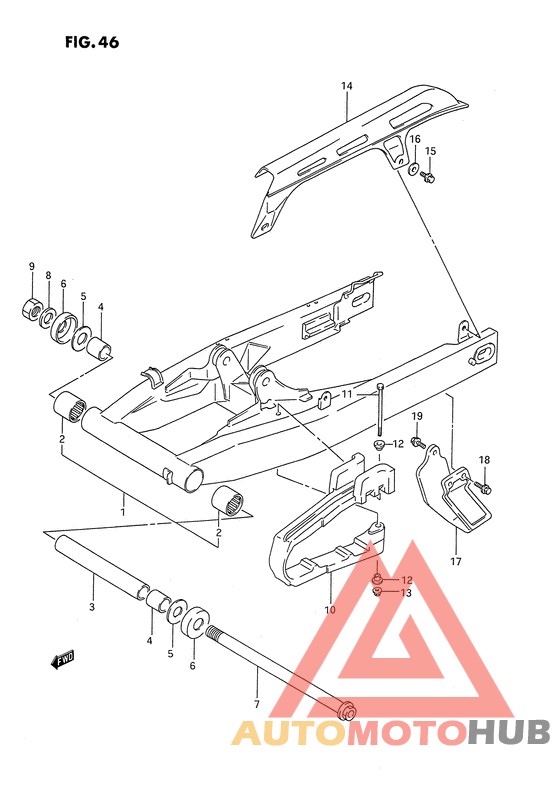 Маятник задний